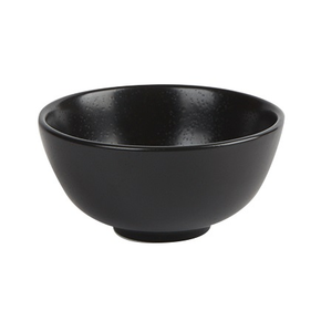 Miska z porcelany w czarnym kolorze o średnicy 13 cm | FINE DINE, Coal