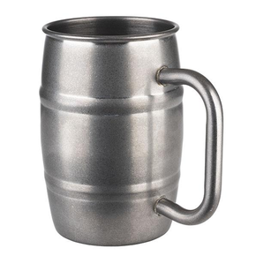 Kufel ze stali nierdzewnej do piwa 0,5 l | APS, Beer Mug