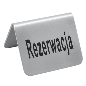 Informační štítek - &quot;rezervace&quot;komplet 4 ks | HENDI, 663714