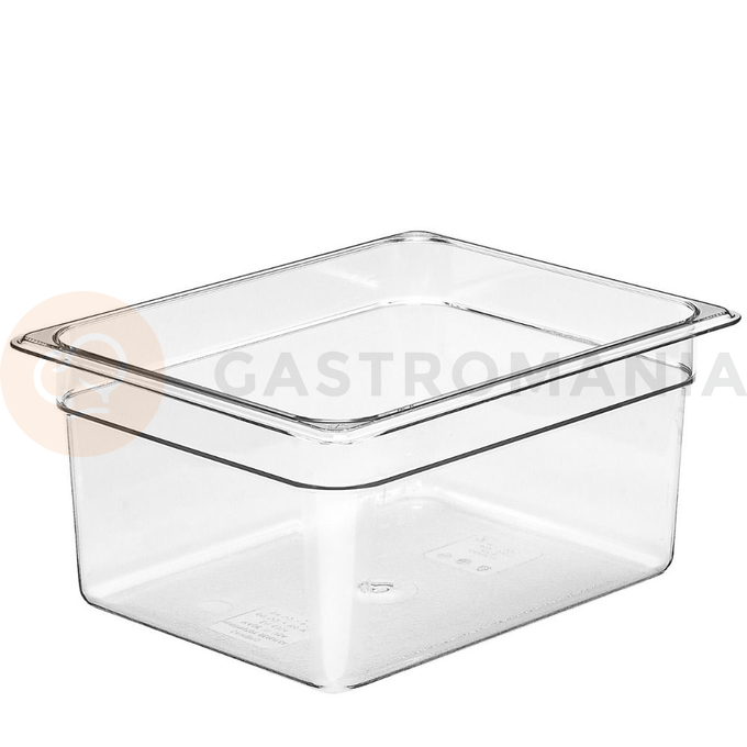 Polykarbonátová nádoba GN 1/2, 8, 9 l, s rozměrem  325x265x150 mm | CAMBRO, Camwear