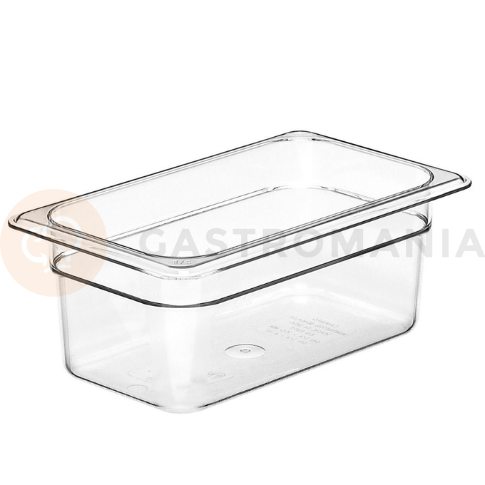 Polykarbonátová nádoba GN 1/4, 2, 5 l, s rozměrem  265x162x100 mm | CAMBRO, Camwear