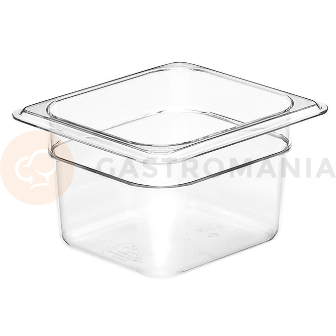 Pojemnik z poliwęglanu GN 1/6, 1, 5 l, o wym. 176x162x100 mm | CAMBRO, Camwear