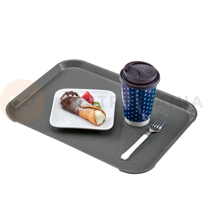 Podnos z polypropylenu šedý 355x457 mm | CAMBRO, Fast Food