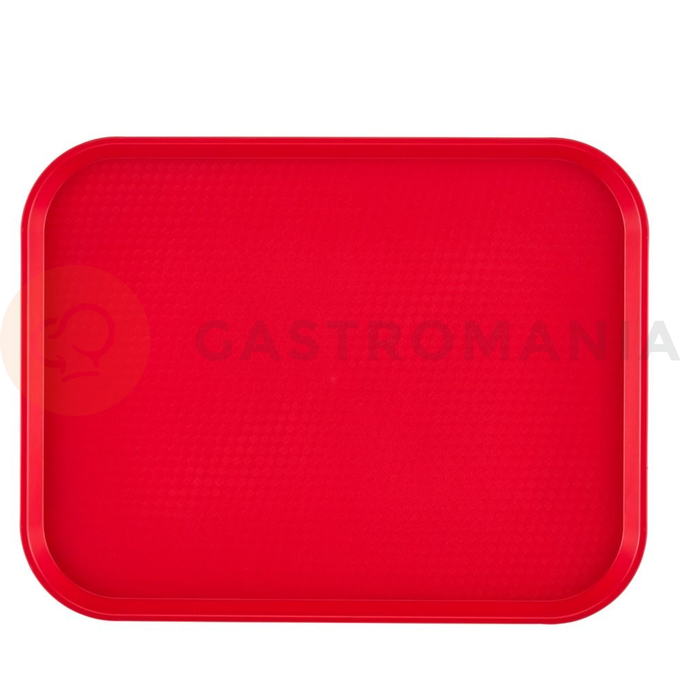 Podnos z polypropylenu červený 355x457 mm | CAMBRO, Fast Food