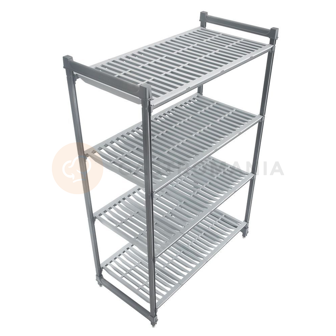 Regał magazynowy z kompozytu z 4 wentylowanymi półkami 915x540x1830 mm | CAMBRO, Camshelving Basics Plus