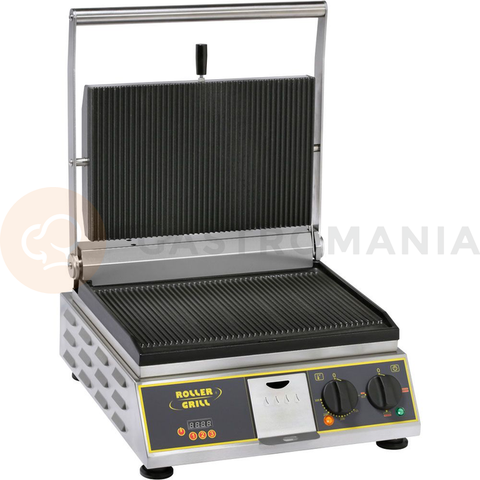 Kontakt grill Panini z timerem, 1-polowy, 3.4 kW | ROLLER GRILL, 777224