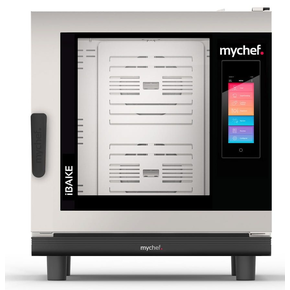 Elektrický konvektomat, pekařský, automatický systém mytí, 6x600x400 mm, 12,6 kW, 400 V | MYCHEF, iBake 6E