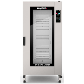 Elektrický konvektomat, pekařský s vozíkem, automatický systém mytí, 16x600x400 mm, 34,7 kW, 400 V | MYCHEF, BAKE MAX MASTER 16E