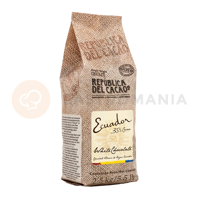 Bílá čokoláda 35% Ecuador 250 g | REPUBLICA DEL CACAO, 28545-025