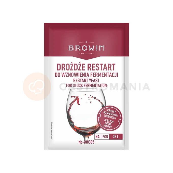 Kvasnice Restart pro obnovení fermentace, 22 g | BROWIN, 400305