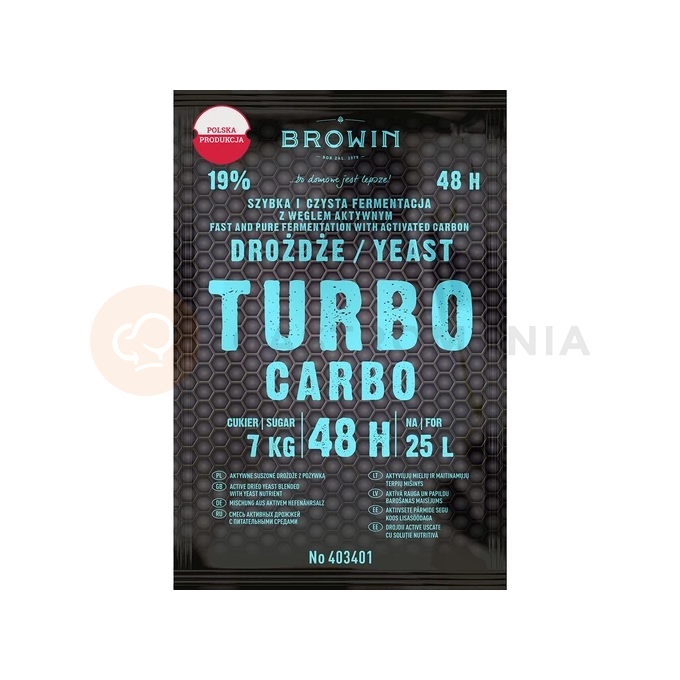 Lihovarnické kvasnice Turbo Carbo, 160 g | BROWIN, 403401