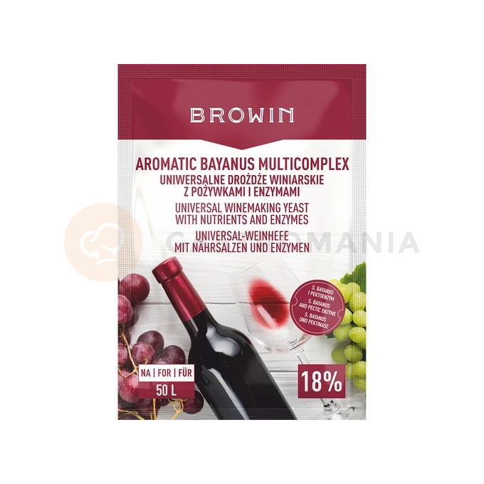 Kvasnice se živinami, startovací sada Aromatic Bayanus Complex 40 g | BROWIN, 400404