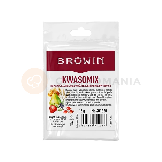 Kvasomix - regulátor kyselosti, 15 g | BROWIN, 401820