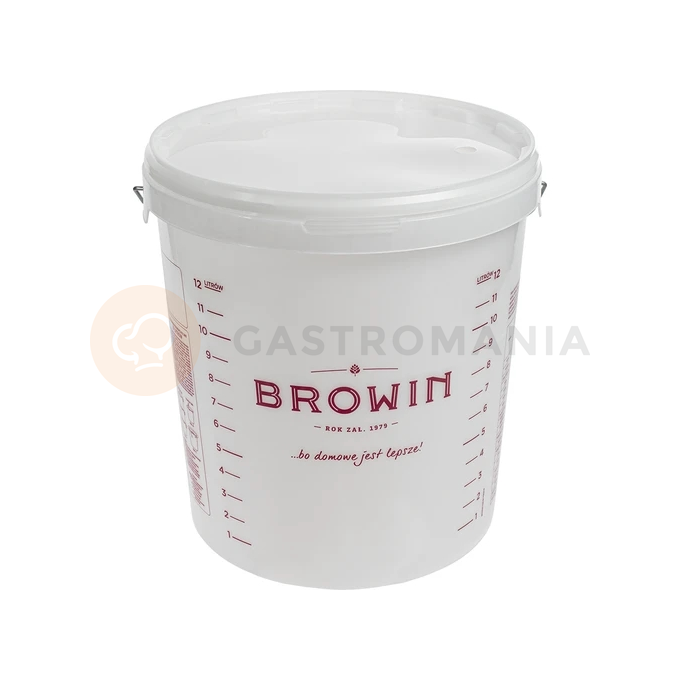 Fermentační nádoba s víkem s potiskem, 15 l | BROWIN, 340415