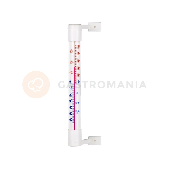 Venkovní teploměr bílý (-50 st. C do +50 st. C) 18 cm | BIOTERM, 022202