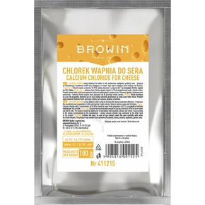 Chlorid vápenatý na výrobu sýrů - 100 g | BROWIN, 411215