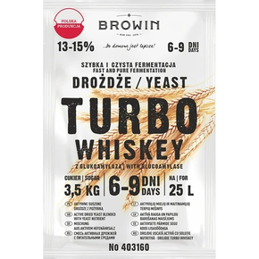 Lihovarnické kvasnice Turbo Whiskey, 23 g | BROWIN, 403160