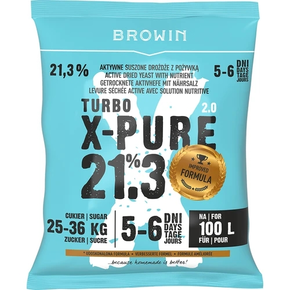 Lihovarnické kvasnice Turbo X-Pure 21,3% - 360 g | BROWIN, 403106