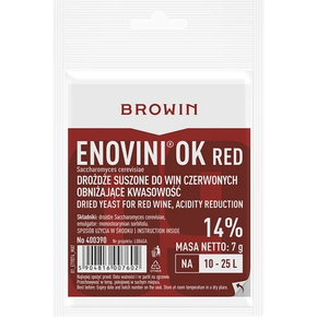 Vinné kvasnice snižující kyselost Enovini OK RED, 7 g | BROWIN, 400390