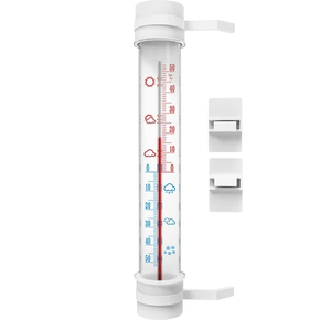 Venkovní teploměr bílý (-50 st. C do +50 st. C) 27 cm | BIOTERM, 020802