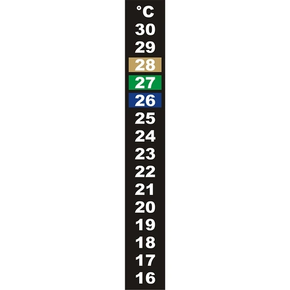 Teploměr z tekutých krystalů (+16 st. C do +30 st. C) 13 cm | BIOTERM, 080200