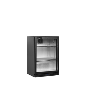 Minibar prosklené křídlové dveře, černá | TEFCOLD, BA11H