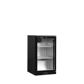 Minibar prosklené křídlové dveře, černá | TEFCOLD, DB106H