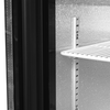 Minibar prosklené křídlové dveře, černá | TEFCOLD, DB106H