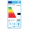 Mrazicí skříň s plnými dveřmi, nerez | TEFCOLD, UF 400 VS