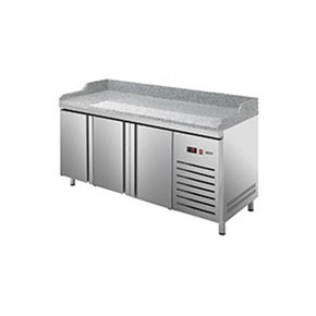 Chlazený pizza stůl 800 mm CZ 400x600 mm 2017x800x850 mm | ASBER, ETP-8-200-30 HC LLR GR