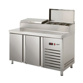 Kombinovaný pizza stůl 700 mm GN 1/1 1342x700x1050 mm | ASBER, ETPZ-135 HC 90NS