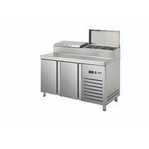 Kombinovaný pizza stůl 700 mm GN 1/1 1342x700x1050 mm | ASBER, ETPZ-135-12 HC 90NS