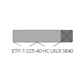 Chladicí stůl 700 mm GN 1/1 2242x700x850 mm | ASBER, ETP-7-225-40 HC LRLR SB40 Essenzial Line