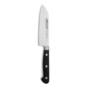 Nůž Santoku s kuličkovým hrotem, černý, 262 mm | ARCOS, Ópera