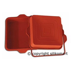 Forma na moučníky a dorty SFT306 SQUARE PAN 22,8x22,8 cm | SILIKOMART, Uniflex