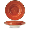 Porcelánový hluboký talíř s širokým okrajem 28 cm | CHURCHILL, Stonecast Spiced Orange