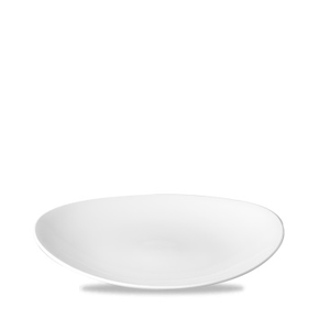 Porcelanowy talerz owalny bez rantu 23 x 20 cm | CHURCHILL, Orbit