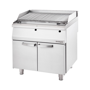 Grill lawowy gazowy 800x700x850 mm, ruszt V, 13 kW, G20 | STALGAST, 9733010