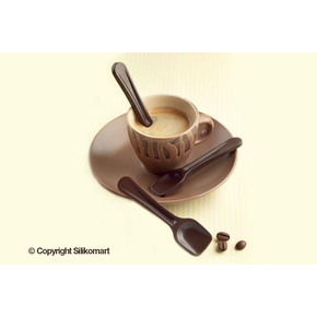 Forma na čokoládu a pralinky - lžička, 96x26x6 mm, 43 ml - SCG28 Choco Spoon | SILIKOMART, Easychoc