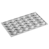 Silikonowa forma do przystawek 30x mandarynka 38x22x15 mm, 5 ml, 300x175 mm - GG024S | PAVONI, Mandarin