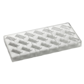 Forma z tritanu do pralin - 21 szt., 15x37x19 mm, 10 gr - PC04FR | PAVONI, Innovation