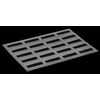 Silikonowa forma Pavoflex - 600x400 mm, 20 szt. x 120x33x32 mm, 100 ml - PX024 | PAVONI, Flow