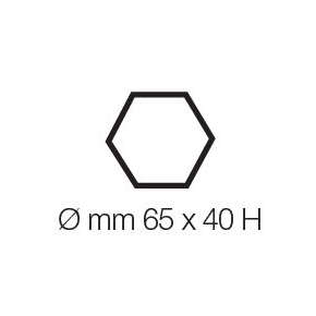 Sada: tác + 96 formiček na monoporce - hexagon, 42x25 mm, 600x400 mm | PAVONI, TMES