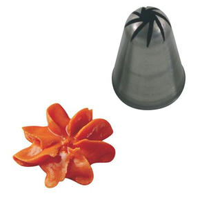 Cukrářská špička Květina - 30x45x6 mm - BR331-1 | MARTELLATO, Flower &amp; Petals Nozzles