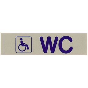 Tabliczka, piktogram: &quot;WC&quot; | CONTACTO, 7673/018