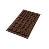 Forma do pralin i czekoladek - cyfry, 60x - SF174 Choco 123 | SILIKOMART, EasyChoc