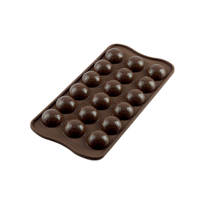 Forma na pralinky a čokoládky - fotbal, 18x 27x13,5 mm, 5 ml - SCG34 Choco Goal | SILIKOMART, EasyChoc 3D Choco