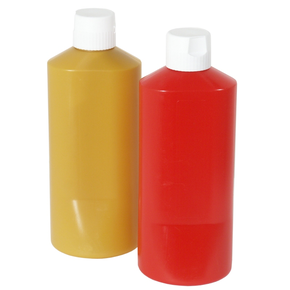 Láhev na omáčky z polyethylenu 1 l, červená | CONTACTO, 1465/105