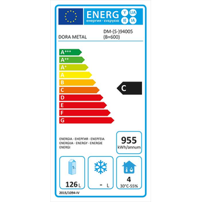 Chladicí stůl s agregátem, prosklenými dveřmi, zadní lištou a okapovou lištou 1325x600x850 mm | DORA METAL, DM-S-94005