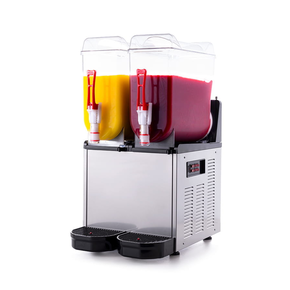 Granitor do sorbetów, slush shake, granity, napojów lodowych, inox, 2x 12 l, 390x530x770 mm | RESTO QUALITY, SLUSH24.I